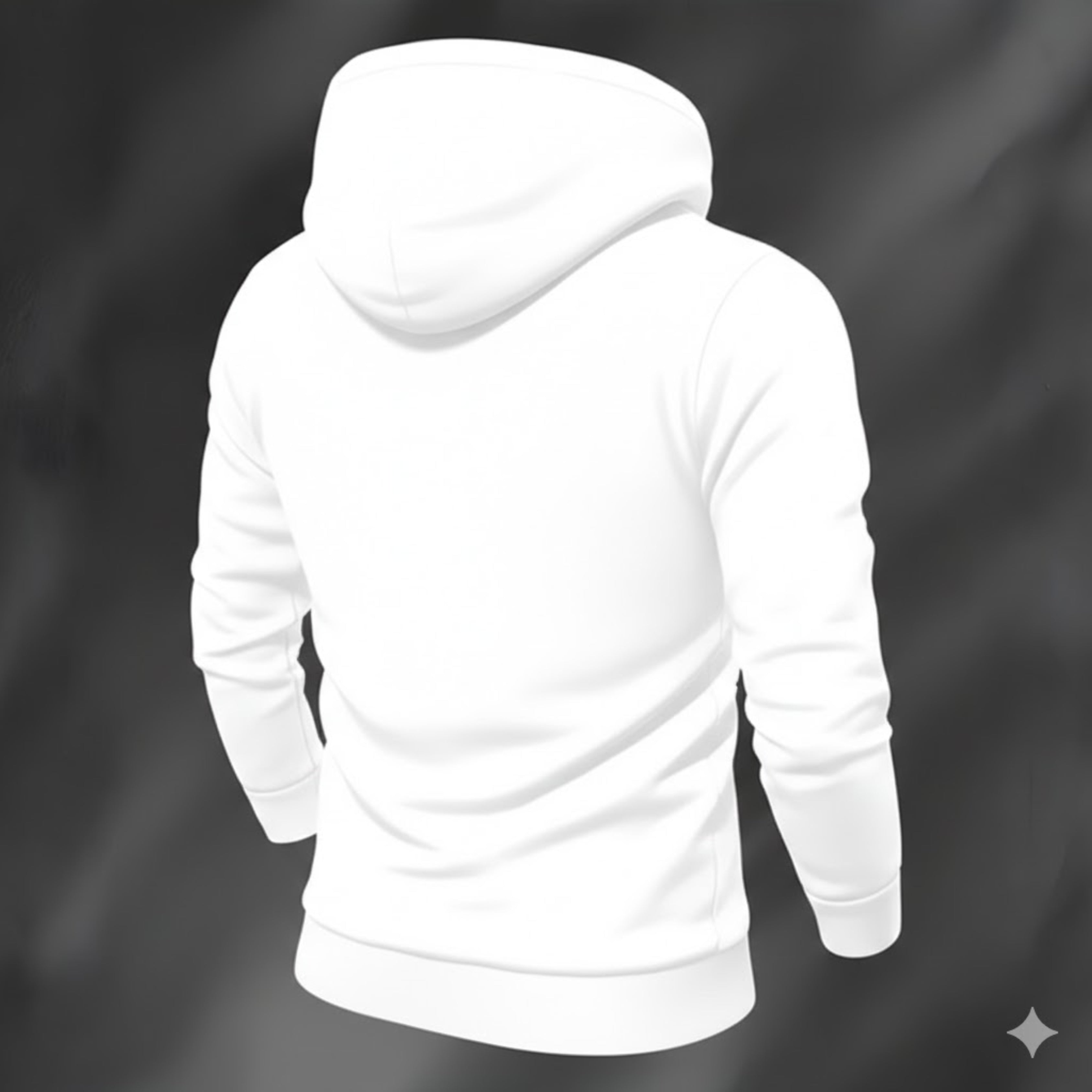 2 Pcs Men’s Fleece Printed Track Suit – White | Comfortable Casual Wear