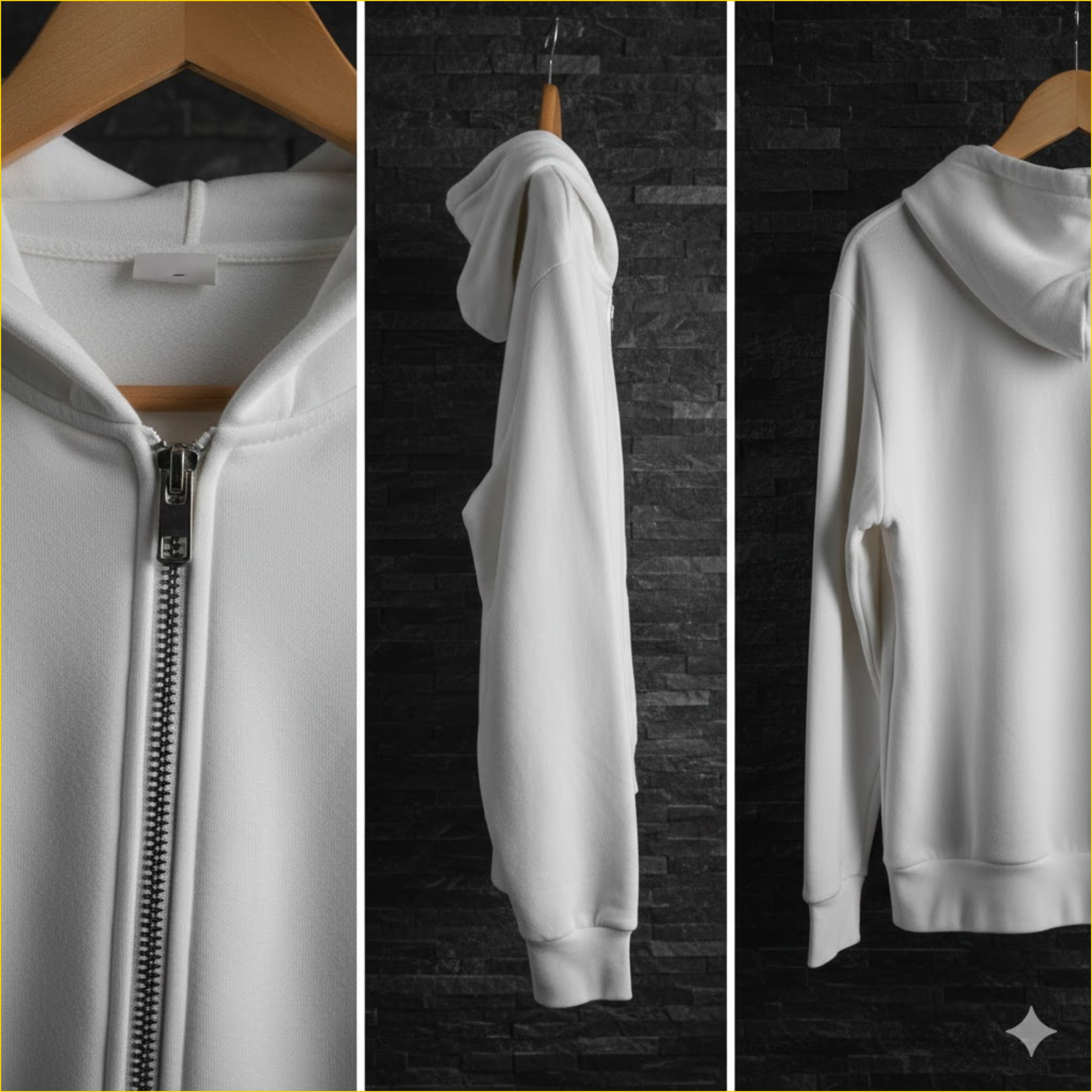 Stylish Men's Zipper Track Suit – 2 Pcs Polyester Plain Set