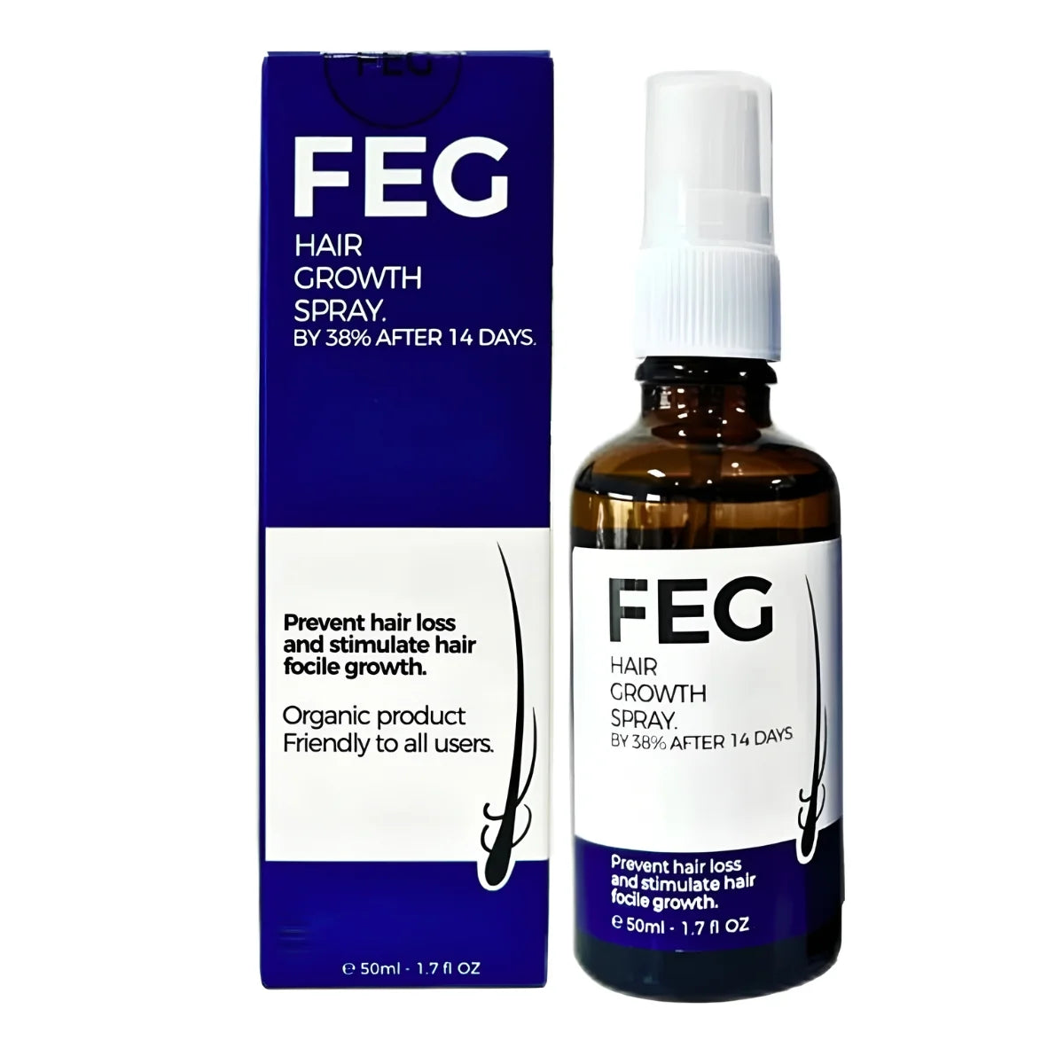 FEG Plus Hair Growth Spray 50ml – Anti-Hair Loss Treatment & Fast Hair Regrowth Solution