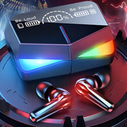 M28 TWS Wireless Earbuds – RGB Gaming Sound with Smart LED Display
