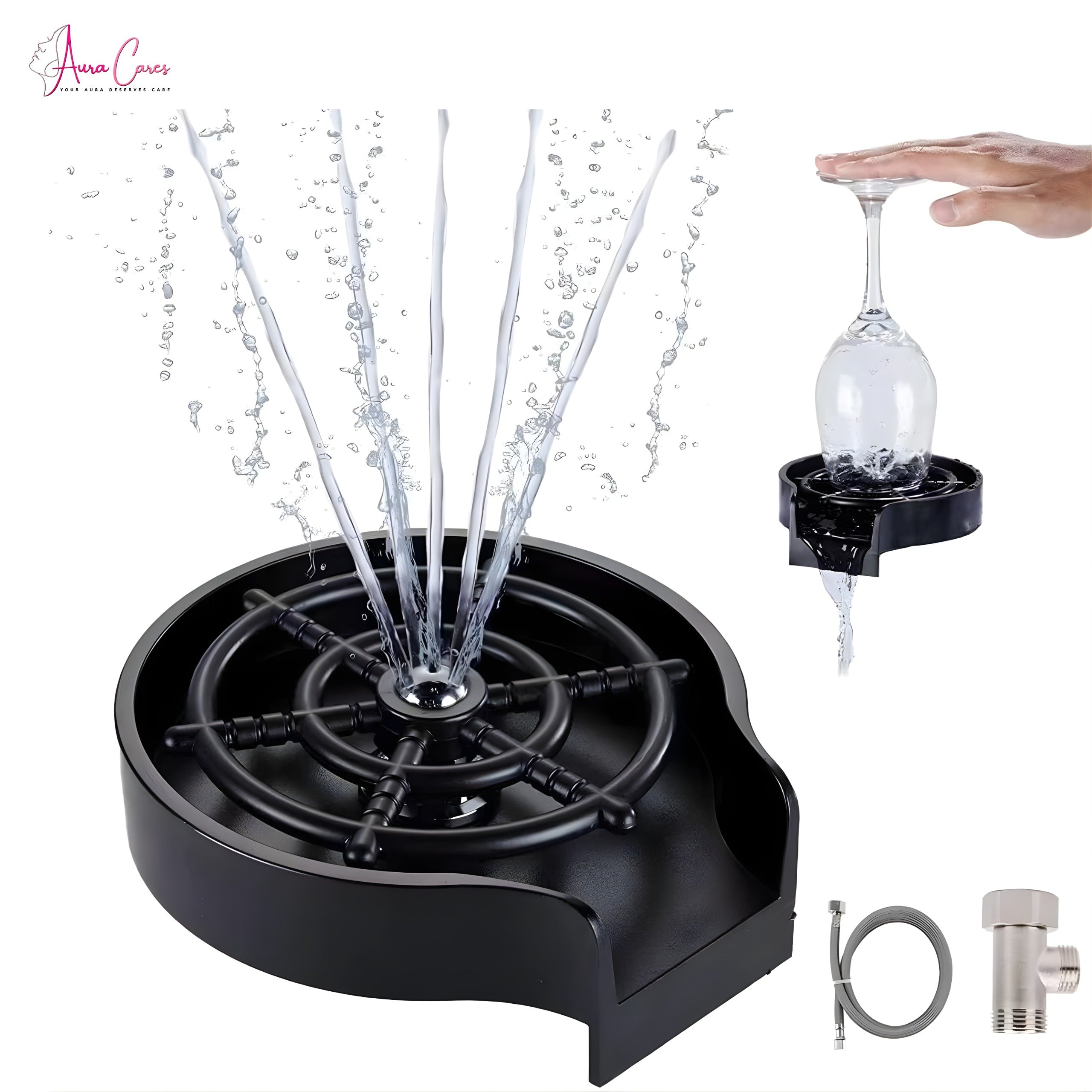 Sink Faucet Washer – Splash Guard & Easy Cleaning Kitchen Sink Attachment